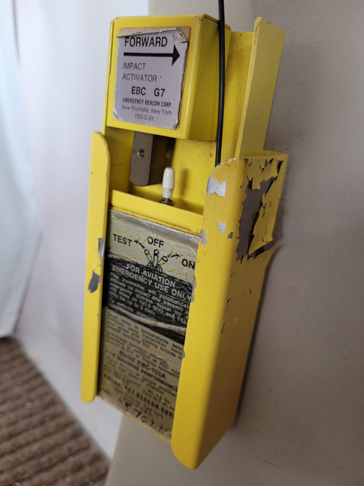 Emergency locator transmitter beacon