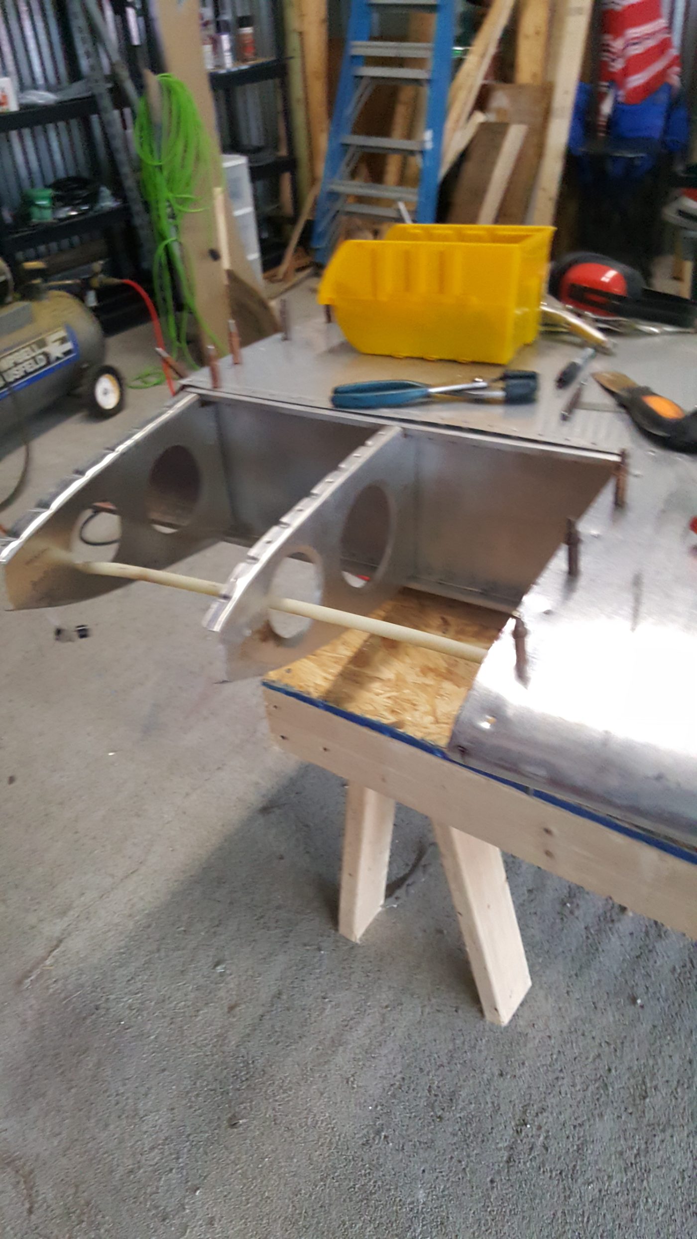 Aluminum wing leading-edge skins